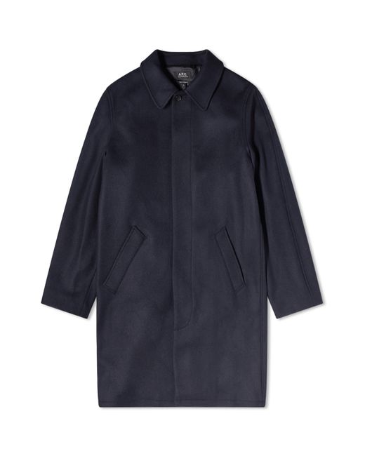 A.P.C. . Auster Wool Mac in Small END. Clothing