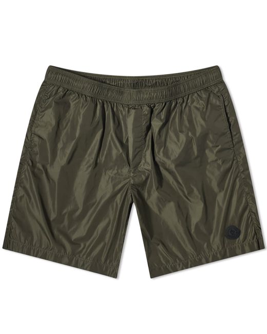Moncler Badge Logo Swim Shorts in Small END. Clothing