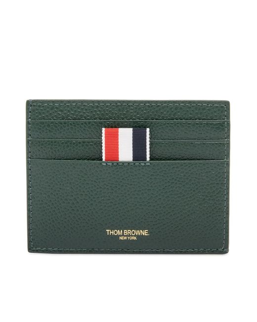 Thom Browne 4 Bar Grained Card Holder in END. Clothing