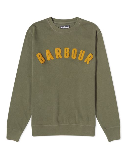 Barbour Essential Prep Logo Crew Sweat in END. Clothing