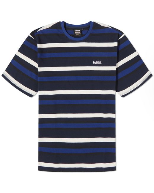 Barbour International Gauge Stripe T-Shirt in END. Clothing