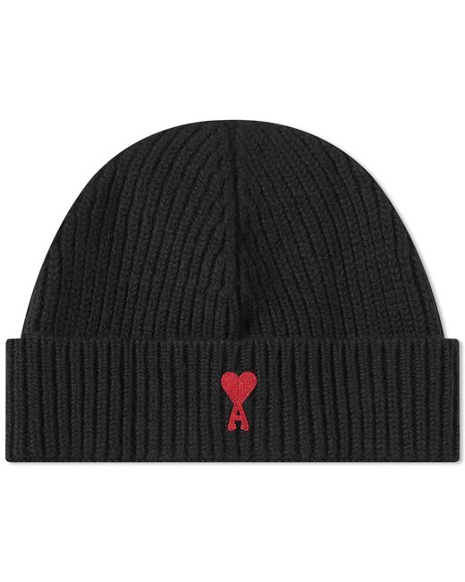 AMI Alexandre Mattiussi Red ADC Beanie in END. Clothing