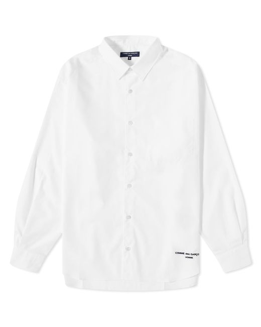 Comme Des Garçons Homme Emroidered Logo Shirt in END. Clothing