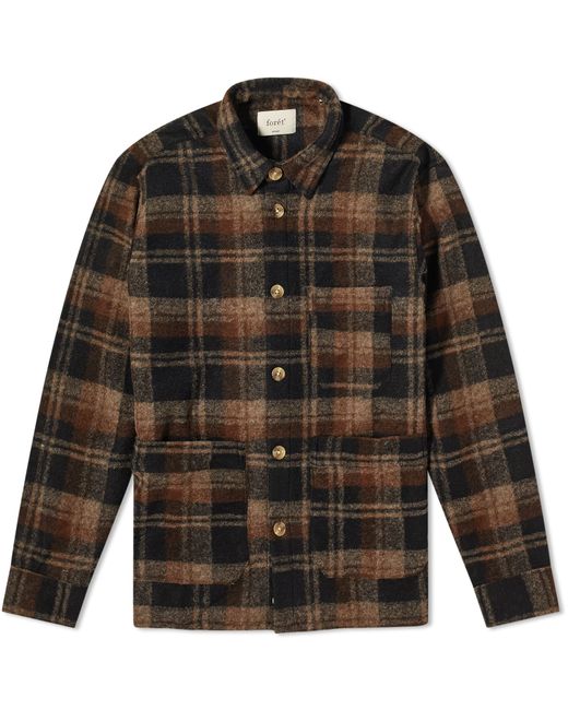 Foret Ivy Wool Overshirt in END. Clothing