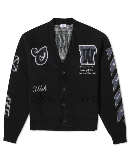 Off-White Moon Varsity Cardigan in END. Clothing