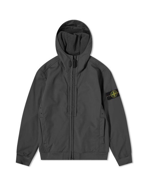 Stone Island Soft Shell-R Hooded Jacket in END. Clothing