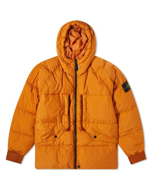 Stone Island Crinkle Reps Hooded Down Jacket in END. Clothing