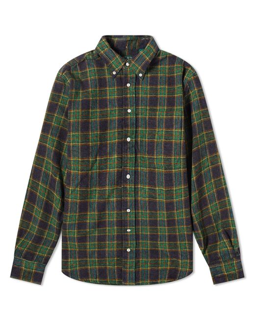 Gitman Vintage Button Down Tweed Check Shirt in END. Clothing