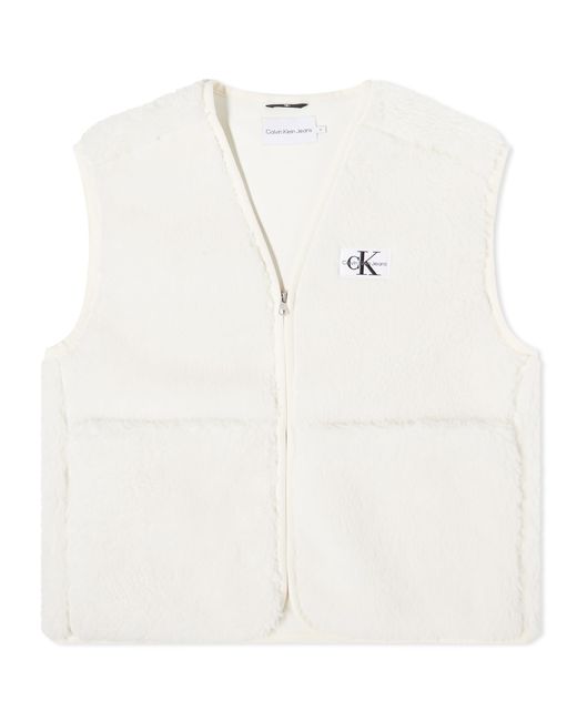 Calvin Klein Sherpa Vest in Large END. Clothing