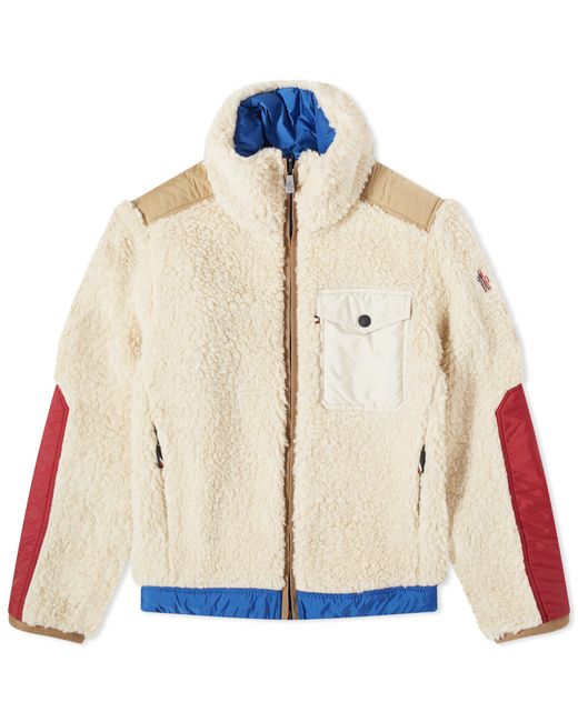 Moncler Grenoble Plattiers Teddy Fleece Bomber Jacket in Small END. Clothing
