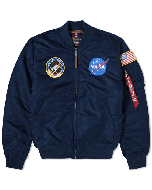 Alpha Industries MA-1 VF NASA Jacket in Large END. Clothing