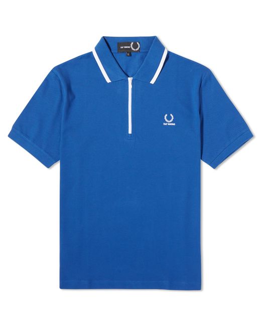 Fred Perry x Raf Simons Half Zip Polo Shirt in END. Clothing