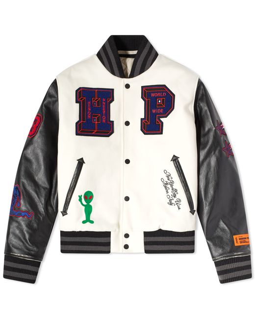 Heron Preston HP Patches Varisty Jacket in Large END. Clothing