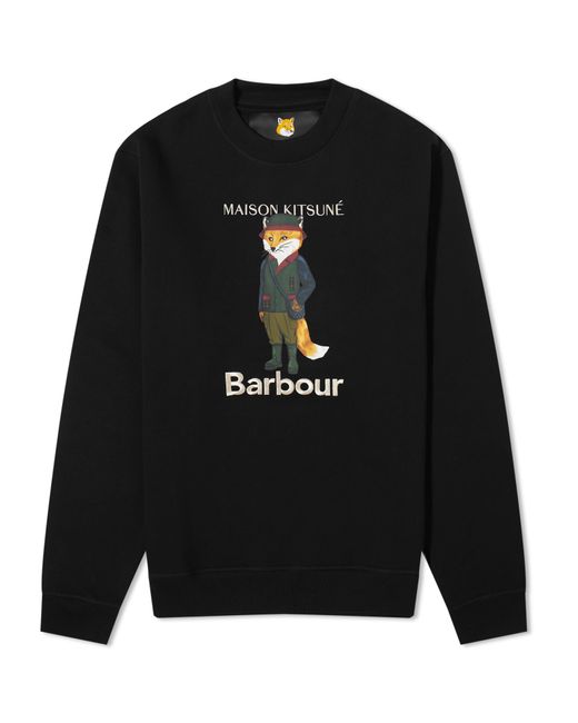 Barbour x Maison Kitsuné Beaufort Crew Sweat in END. Clothing