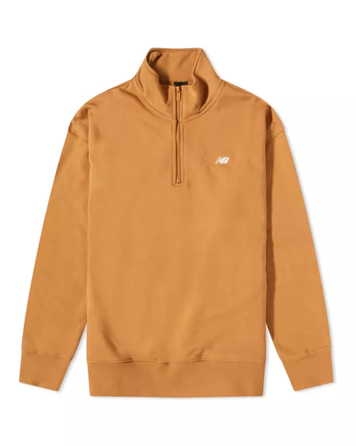 New Balance Athletics Remastered French Terry Quarter Zip in END. Clothing