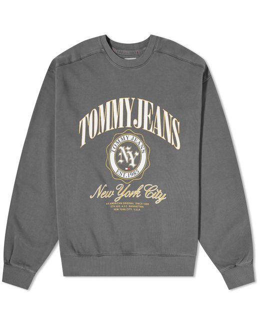 Tommy Jeans TJM Boxy Luxe Varsity Crew Sweat in END. Clothing