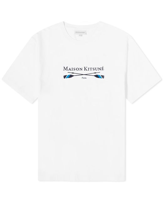 Maison Kitsuné Oars Regular T-Shirt in Large END. Clothing