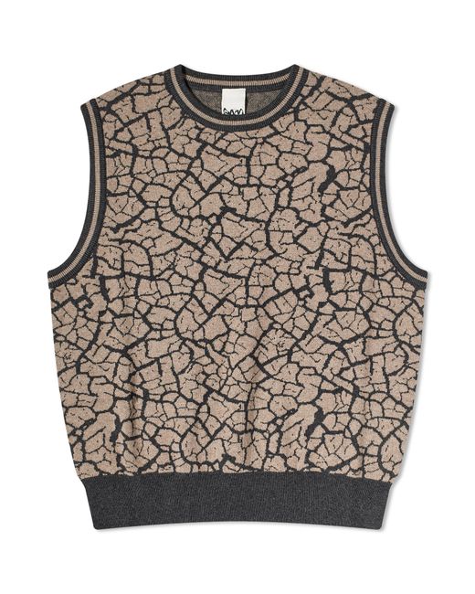 P.A.M. . Mudcrack Knitted Vest in END. Clothing