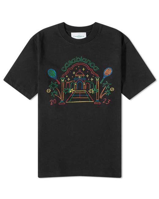 Casablanca Rainbow Crayon Temple T-Shirt in END. Clothing