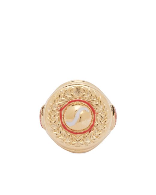 Casablanca Sports Medallion Ring in Large END. Clothing