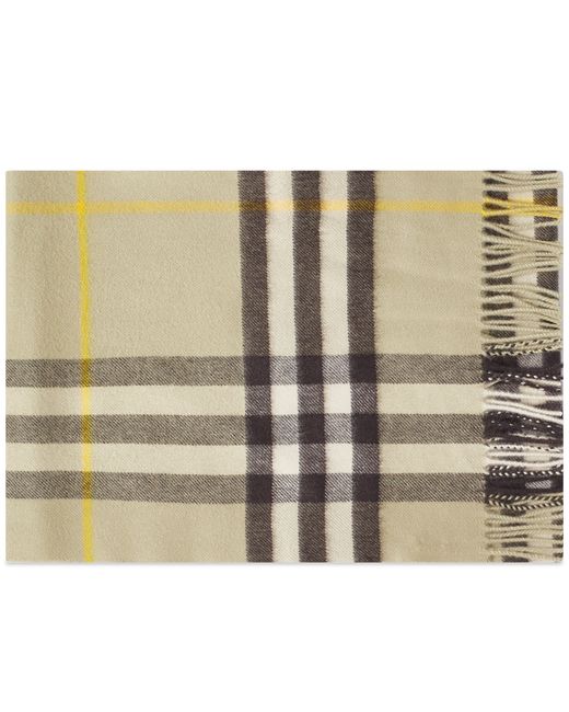 Burberry Giant Check Cashmere Scarf END. Clothing