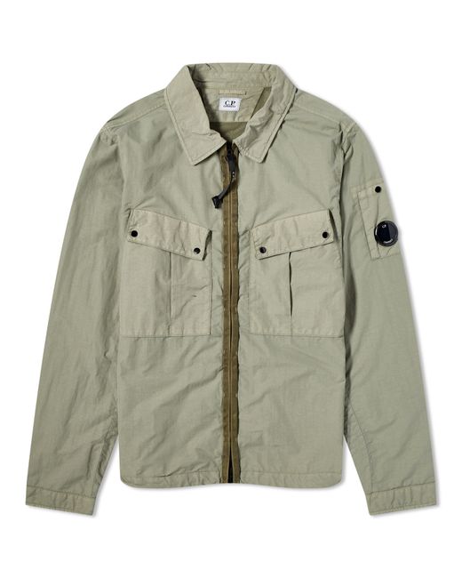CP Company Flatt Nylon Zip Overshirt END. Clothing