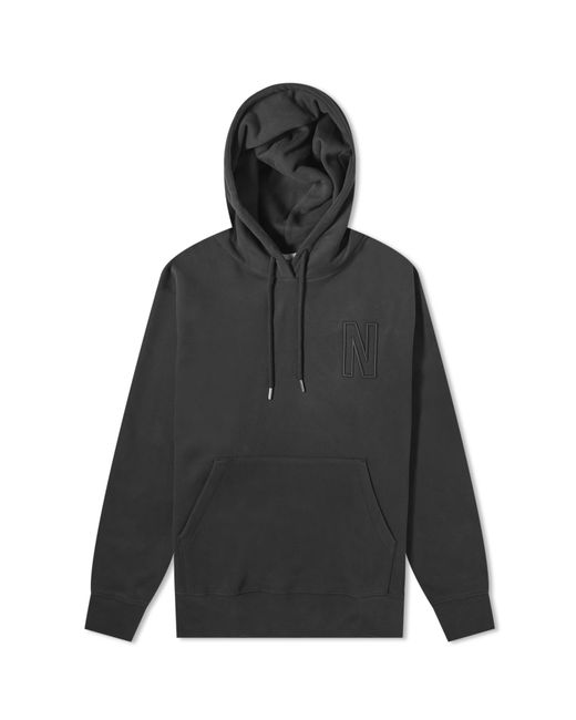 Norse Projects Arne Relaxed N Logo Hoodie END. Clothing