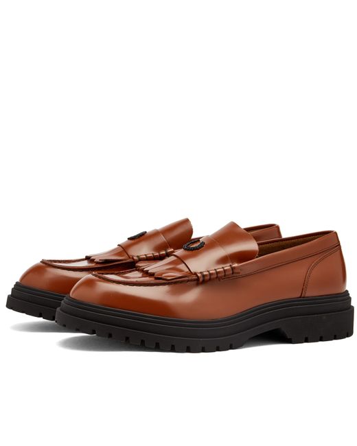 Fred Perry Mens Leather Loafer END. Clothing