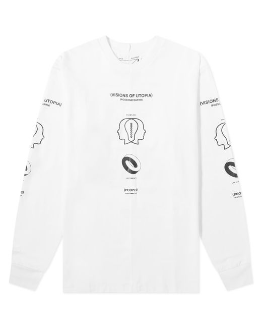 Space Available Long Sleeve Upcycled Utopia T-Shirt Large END. Clothing