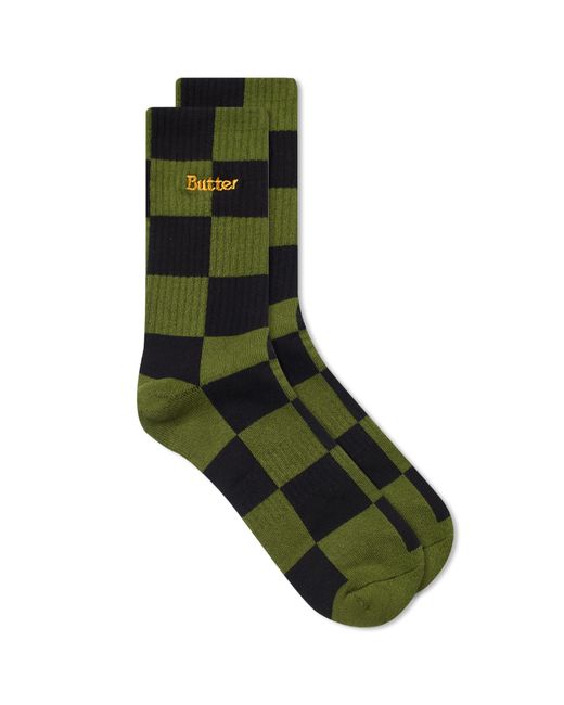 Butter Goods Chequered Socks END. Clothing