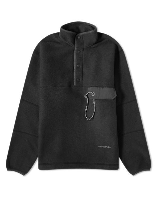 And Wander Wool Fleece Pullover END. Clothing