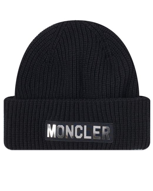 Moncler Mirror Logo Beanie END. Clothing