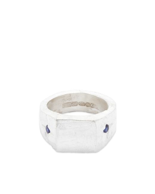 The Ouze Sapphire Magnum Signet Ring END. Clothing