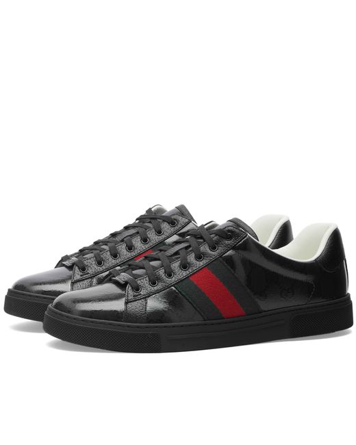 Gucci Ace Crystal Monogram Sneakers END. Clothing