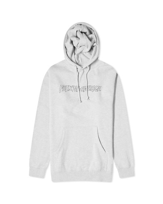 Fucking Awesome Outline Stamp Logo Hoodie Medium END. Clothing