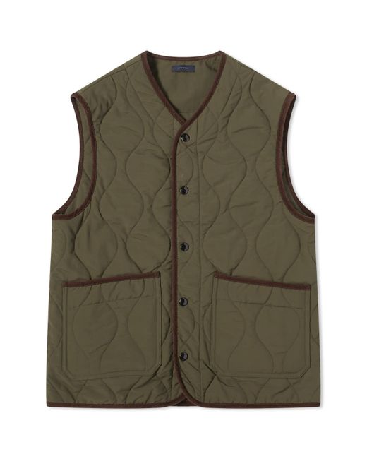Drake's Quilted Vest Medium END. Clothing