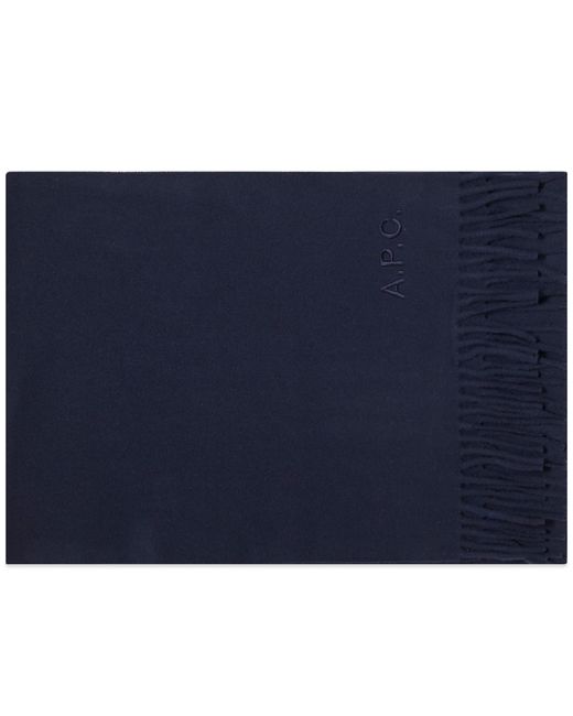 A.P.C. . Ambroise Embroidered Logo Scarf END. Clothing