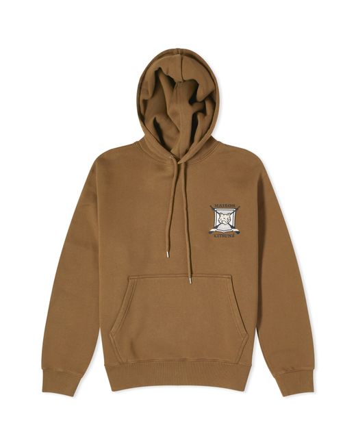 Maison Kitsuné College Fox Embroidered Comfort Hoodie END. Clothing