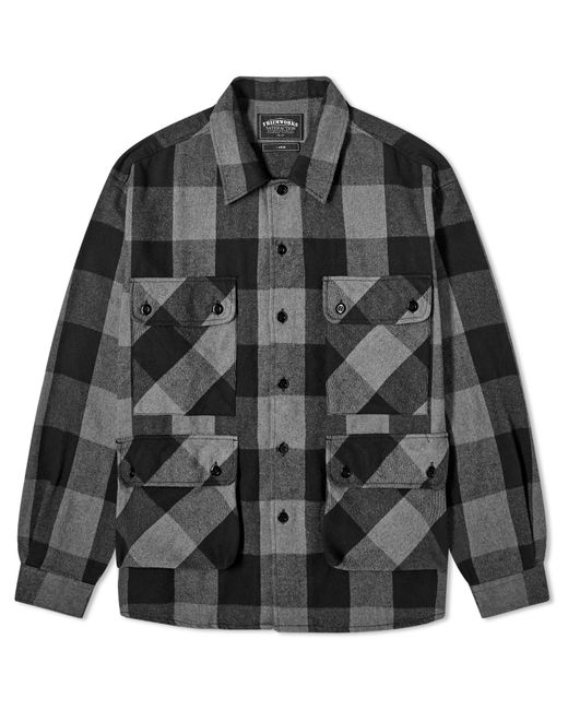 FrizmWORKS Buffalo Check Shirt Jacket Large END. Clothing