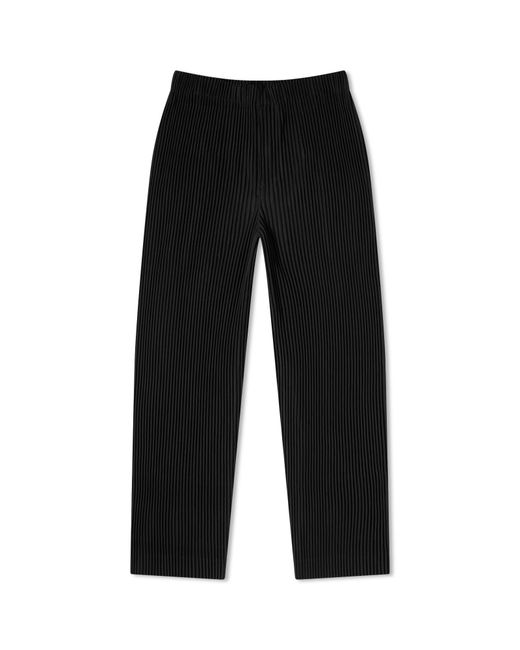 Homme Pliss Issey Miyake Pleated Straight Leg Pant END. Clothing
