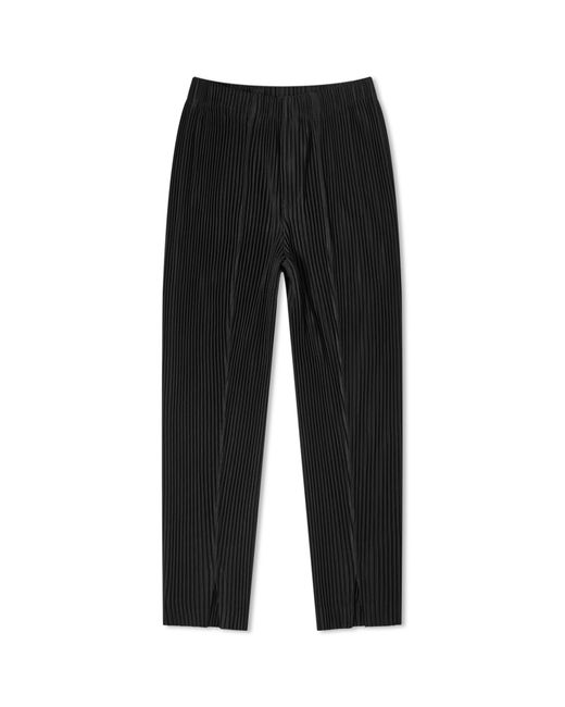 Homme Pliss Issey Miyake Pleated Split Front Pant END. Clothing