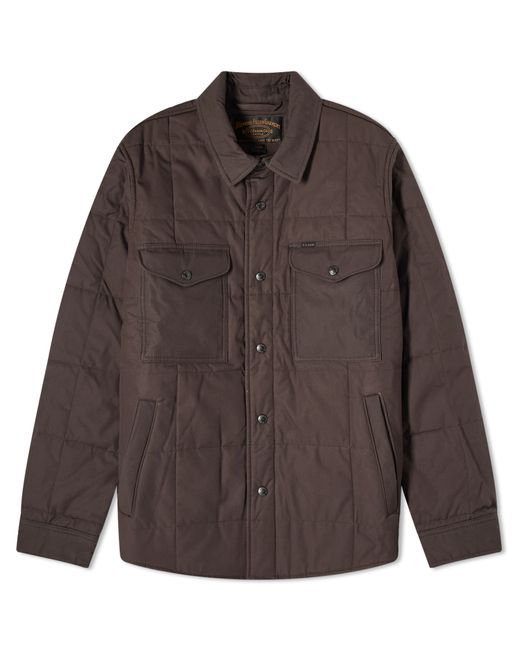 Filson Cover Cloth Quilted Shirt Jacket Large END. Clothing