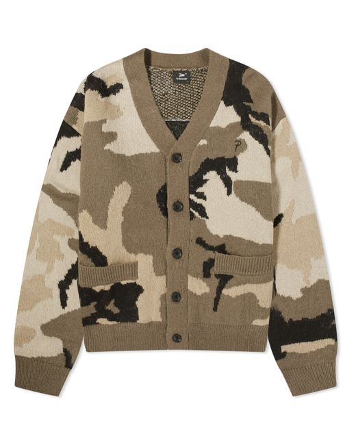 Patta Woodland Camo Knitted Cardigan END. Clothing
