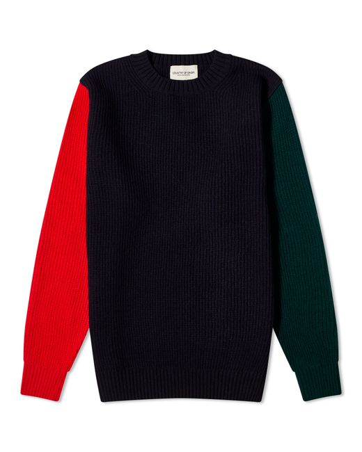 Country of Origin Tri Block Crew Knit Large END. Clothing