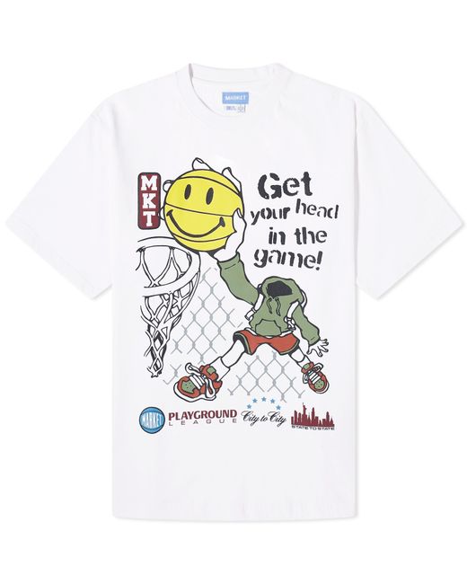 market Smiley Head The Game T-Shirt END. Clothing