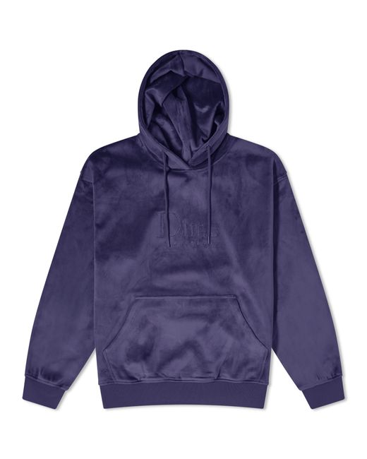 Dime Classic Logo Velour Hoodie END. Clothing