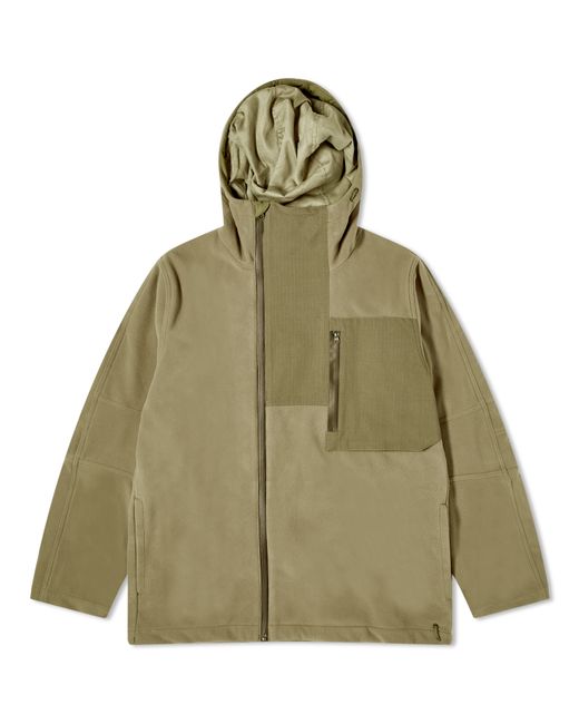 Maharishi Asym Zipped Hooded Fleece Jacket END. Clothing