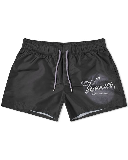 Versace Film Title Swim Shorts Small END. Clothing