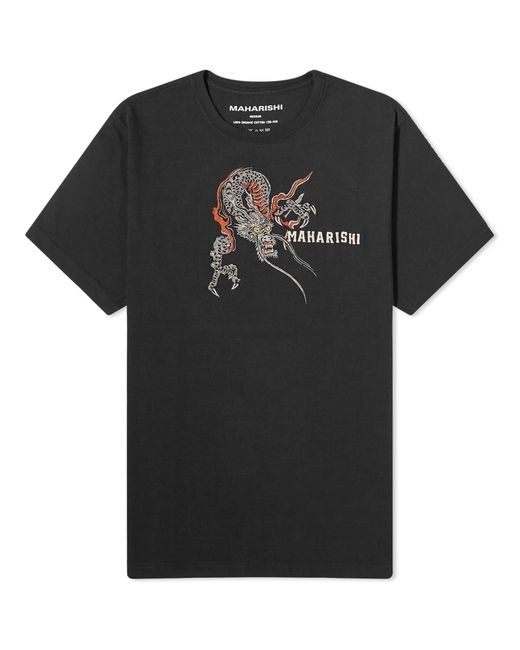 Maharishi Embroided Sue-Rye Dragon T-Shirt END. Clothing