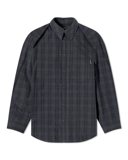 Balenciaga Detachable Flannel Shirt END. Clothing